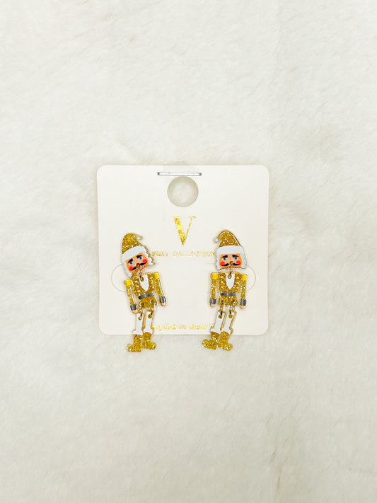 Top Seller Mini Nutcracker Christmas Earrings