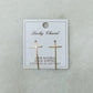 Morning Manna Gold Cross Earrings