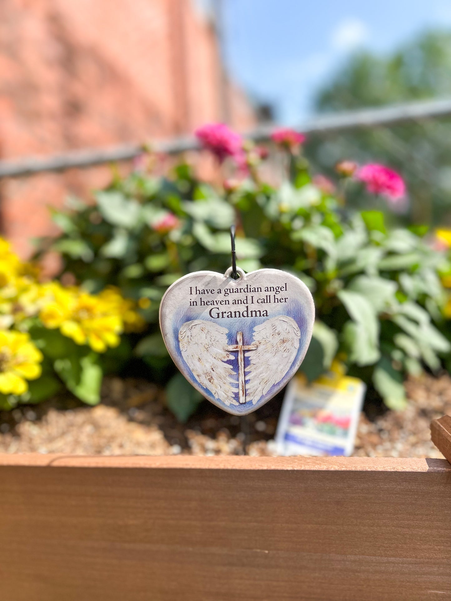 Memorial Plaque Stake- I Have a guardian angel in heaven, and I call her grandma