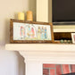 Divine Arrival Corlorful Nativity Framed Art 12x24