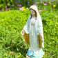 14" Cement Hand Painted Mary Statue