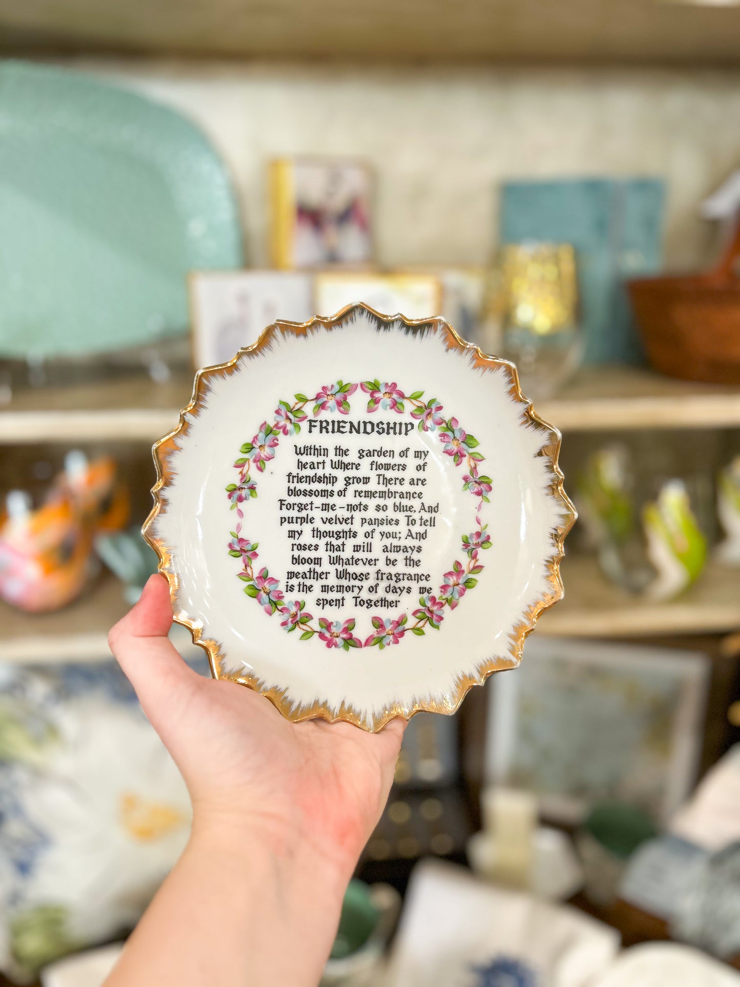 Friendship Keepsake Plate