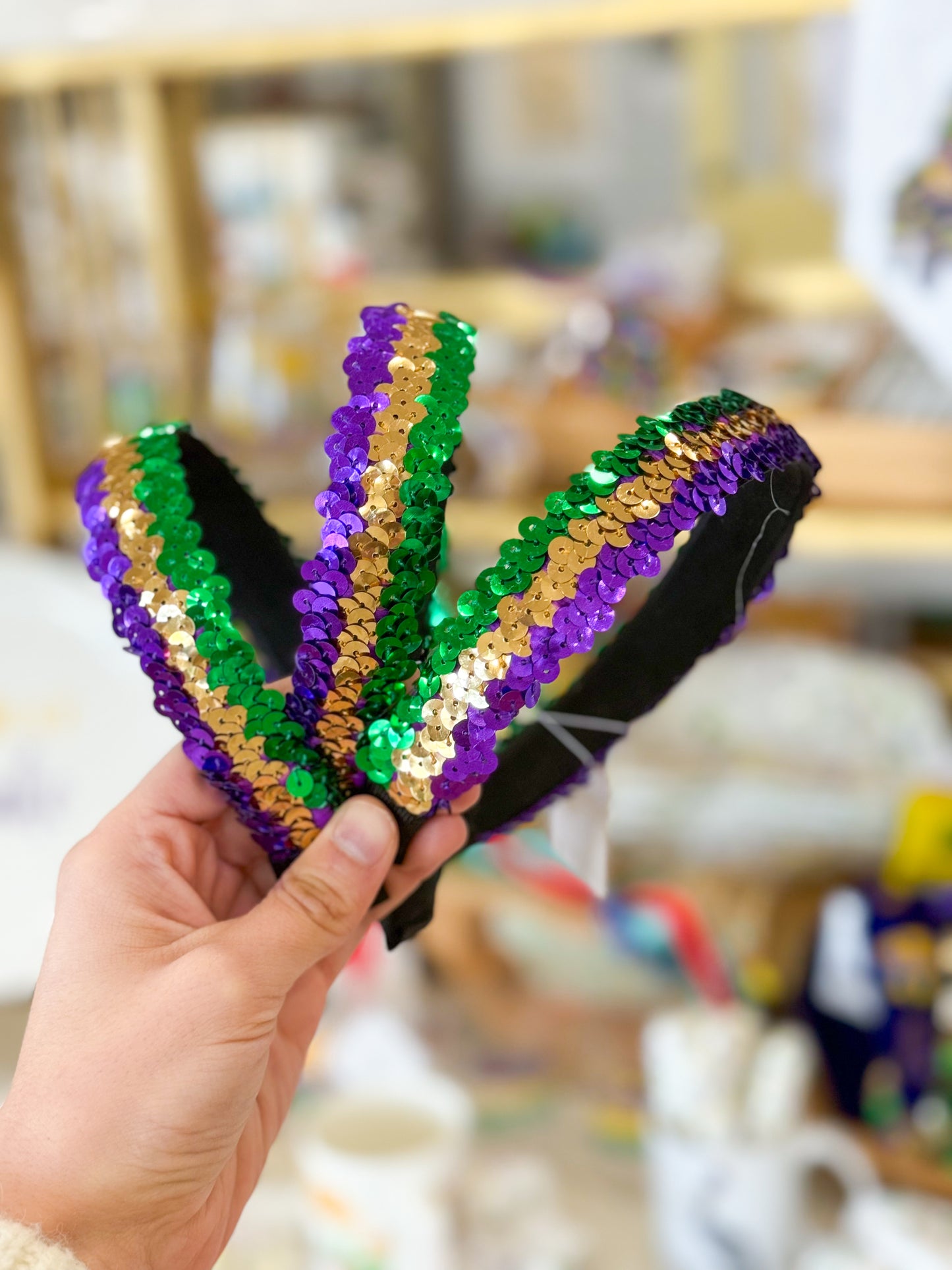Mardi Gras Mambo Sequin Headband