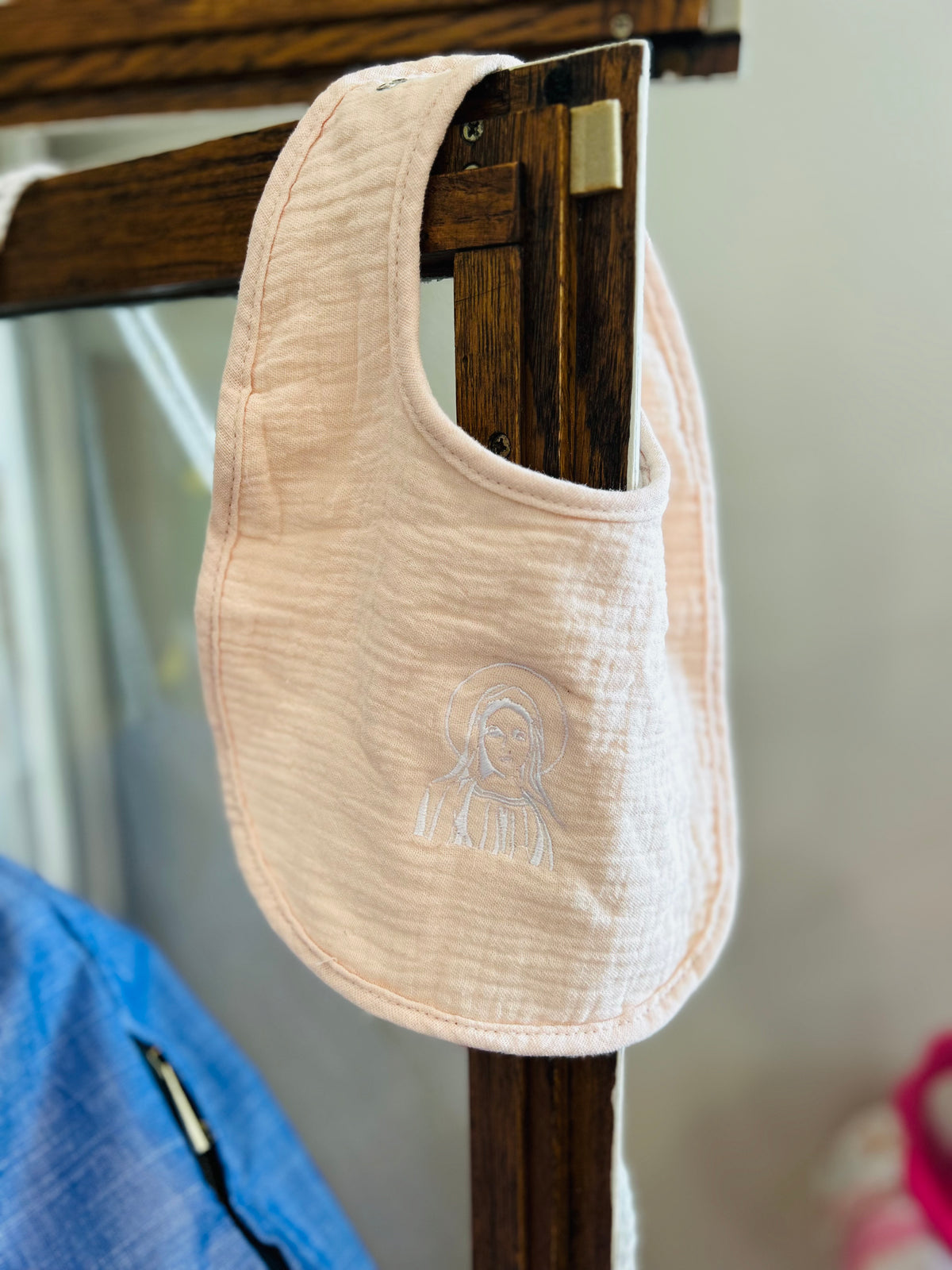 Classic Mother Mary Pray For Us Bib