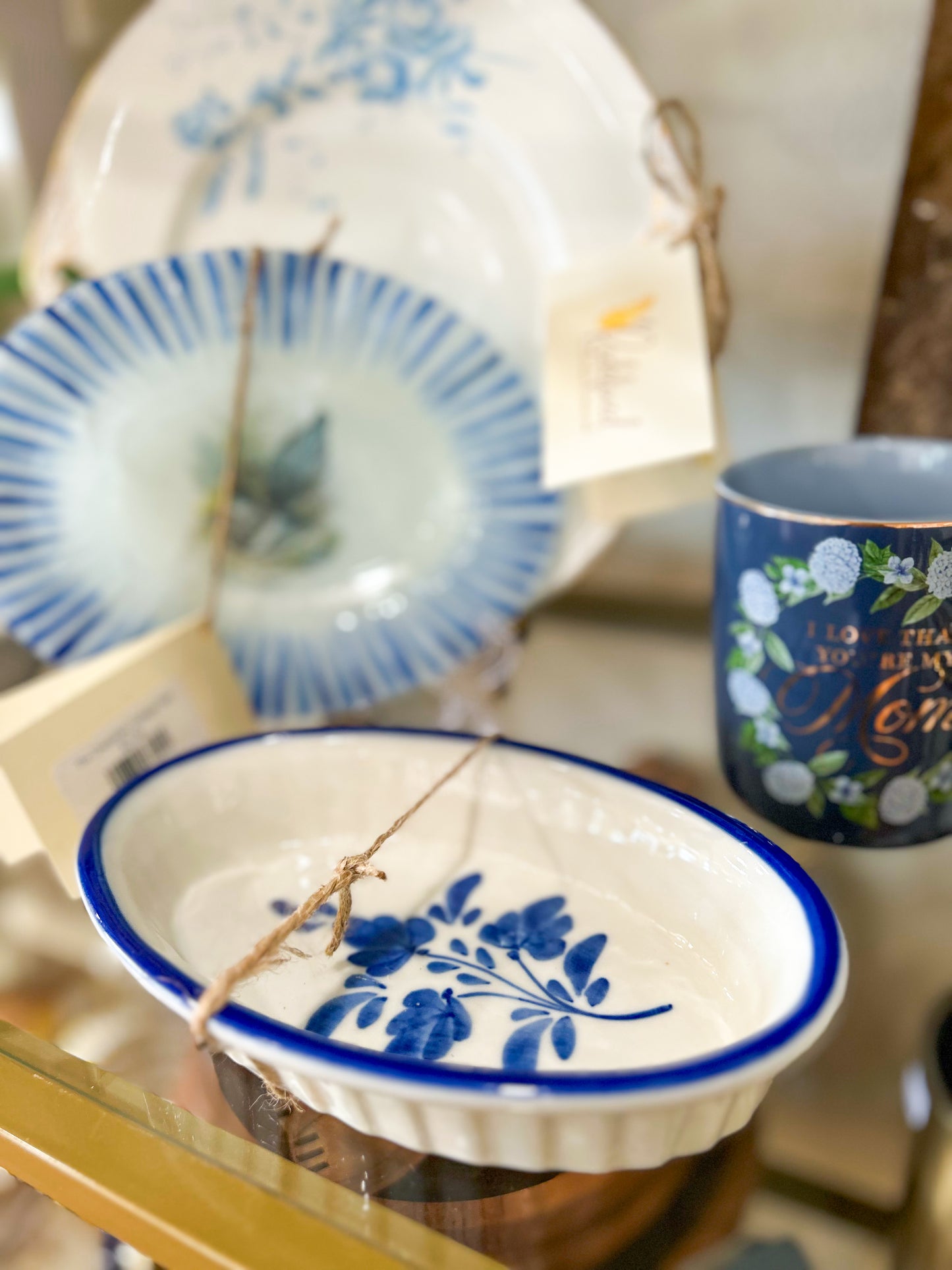 Floral Pottery Dish