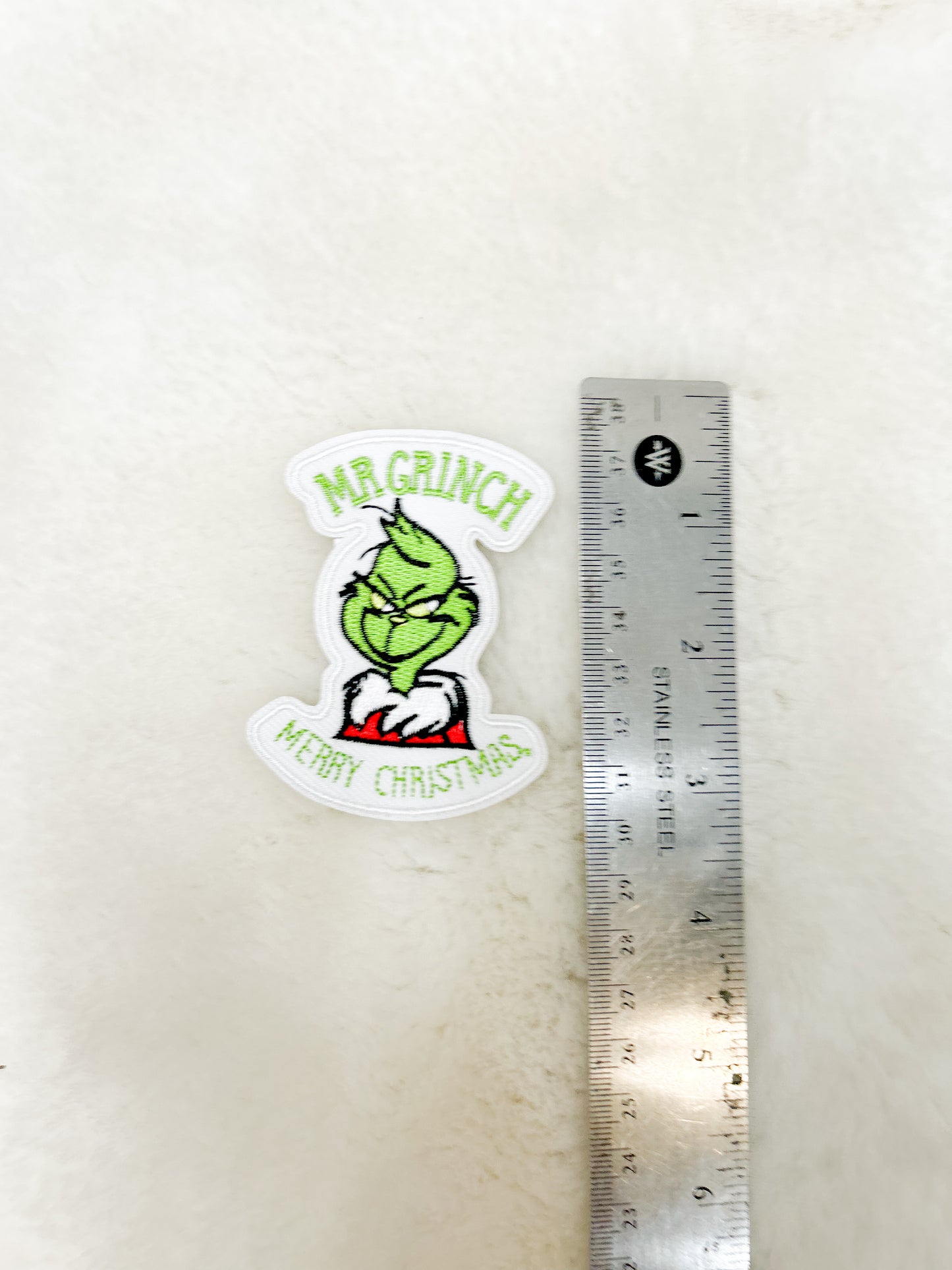 Patch-Mr. Grinch Merry Christmas