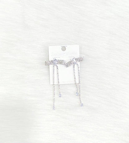 Eleanor Rhinestone Dangle Bows