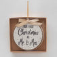 Our First Christmas as Mr. & Mrs. Ornament