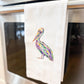 Bayou Pelican Mardi Gras Hand Towel