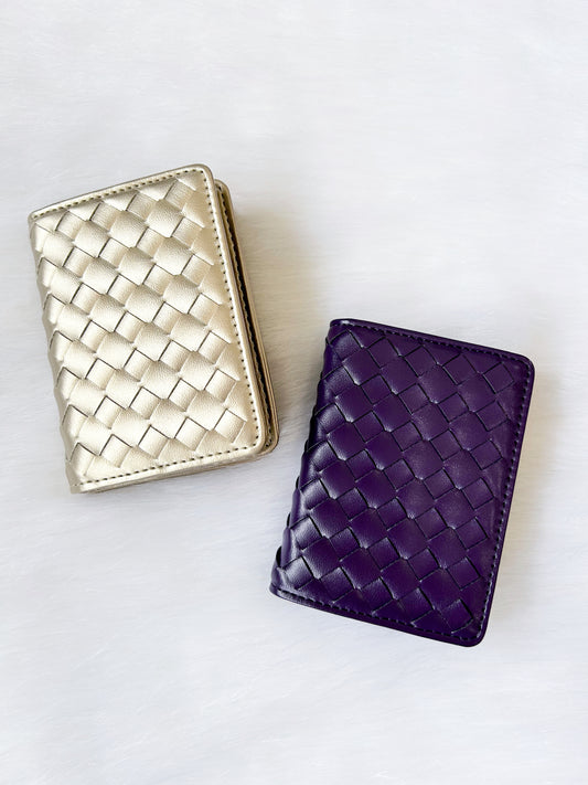 Quilted Flip Wallet