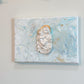 Madonna & Child on 5x7 Beige/Pastel Blue Canvas