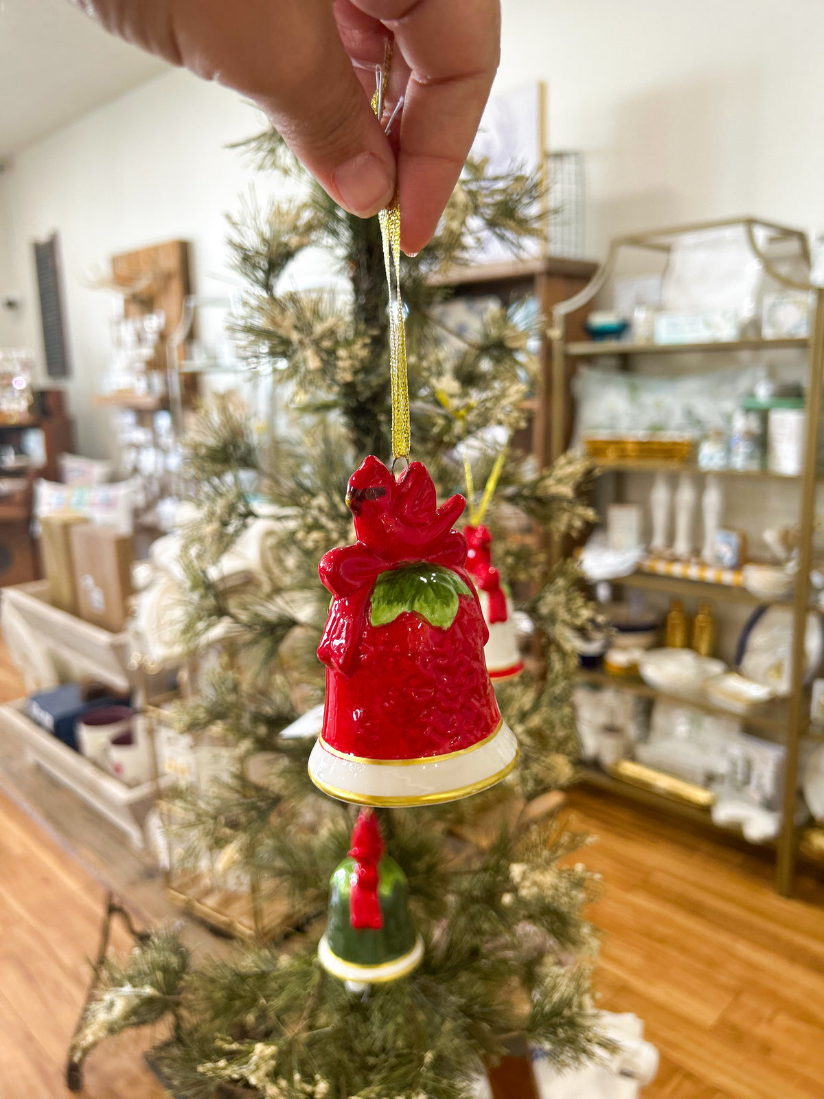 Jingle Bell Ornament Red/Green