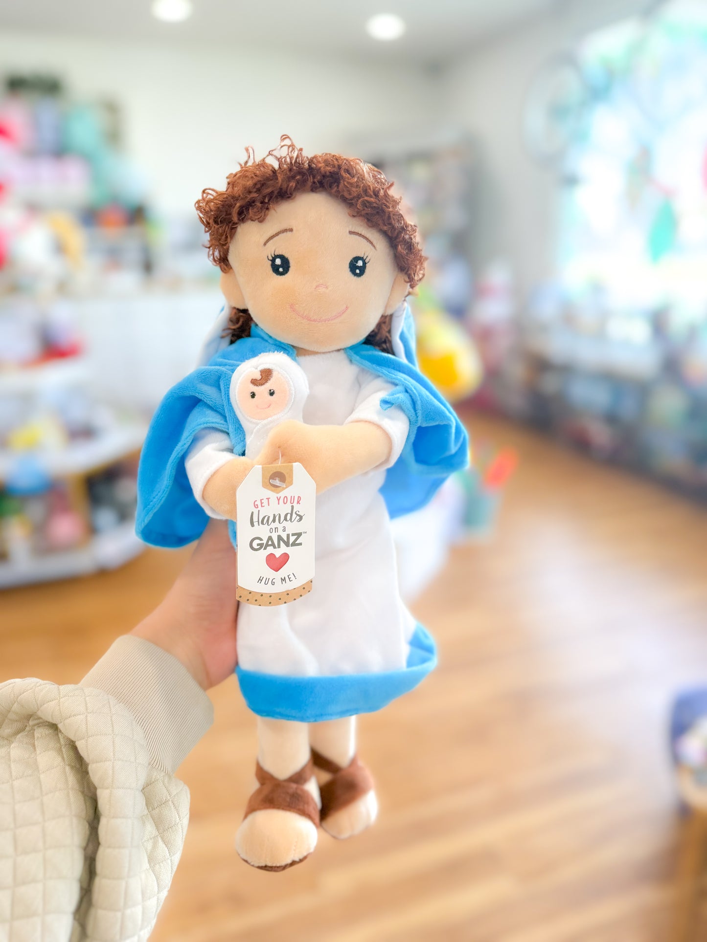 15" Plush Mary with Baby Jesus Doll- Catholic Jesus Doll