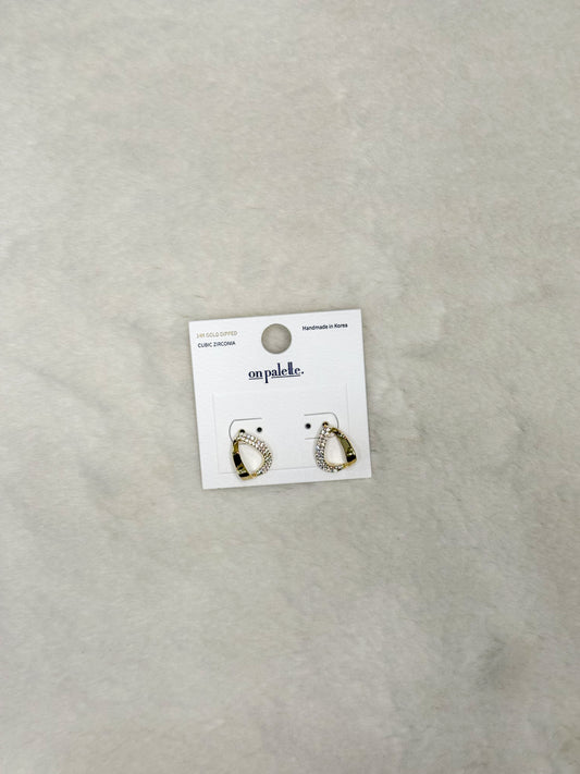 Maya Diamond and Gold Earrings