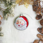 Saint Nick’s Cheer Vintage Glass Ornament