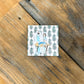 4x4 Christmas Tree Nativity Coaster