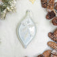 Snow-Kissed Holly Glass Ornament