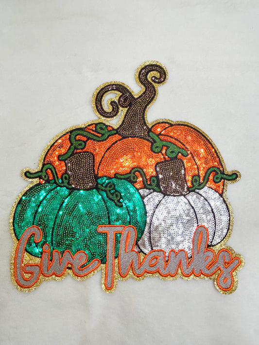 Patch-Give Thanks Pumpkin Patch