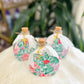 Floral Garden Holy Water Container