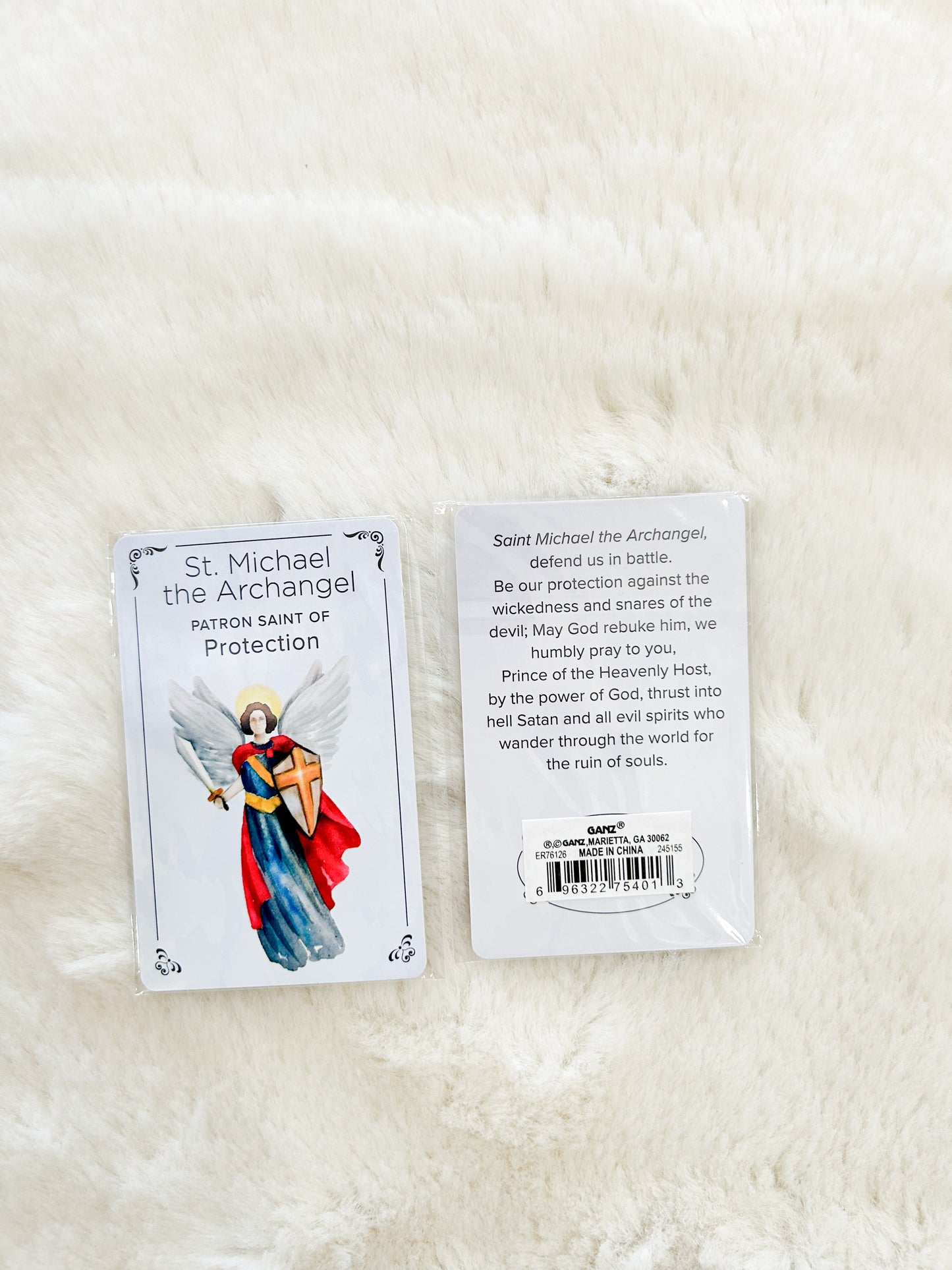 St. Michael the Archangel Prayer Pocket Cards