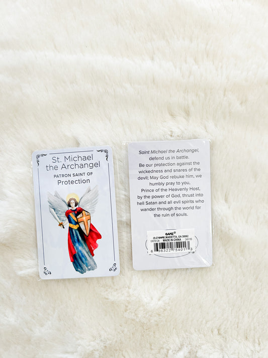 St. Michael the Archangel Prayer Pocket Cards