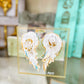 5x5 Angel Wings Acrylic Art Block