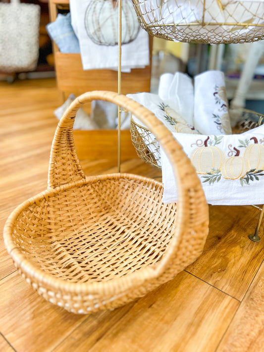 Classic Tan Wicker Basket