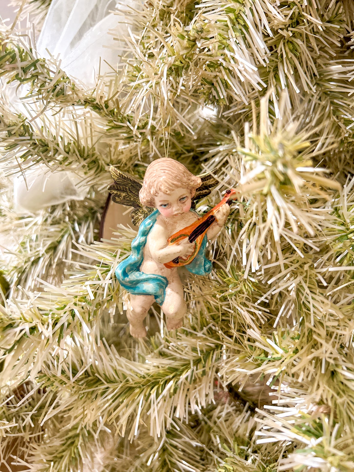 Vintage Christmas Angel Ornament