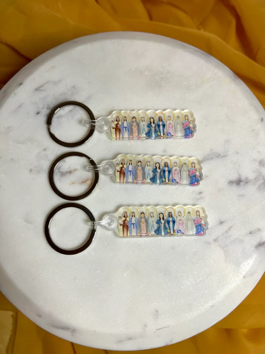 Emily S. Pitre Many Mary Keychain