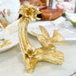 Golden Hummingbird Figurine