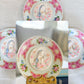 Sculpted Rose-Virgin Mary Famille Rose Plate