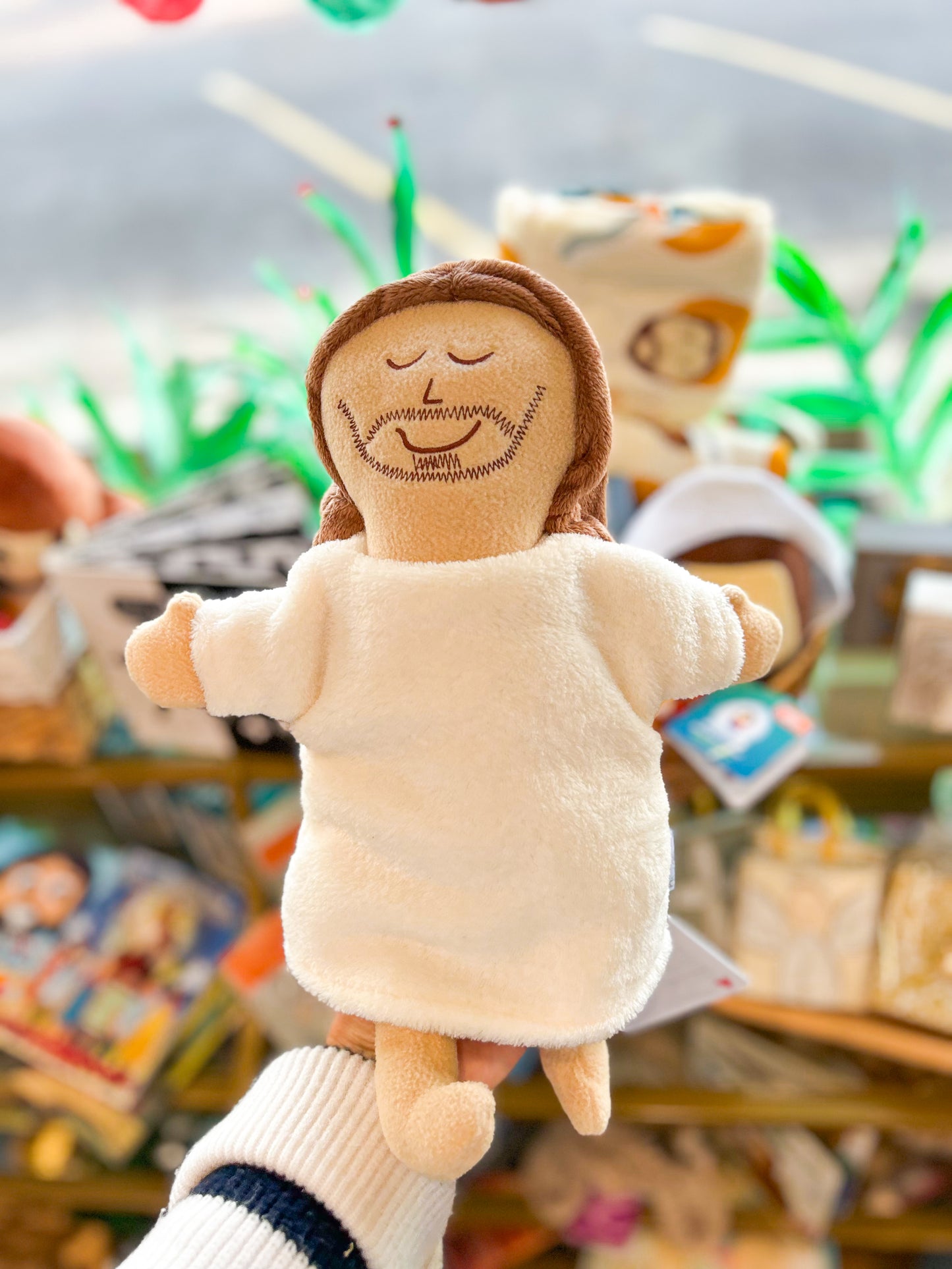 Small- Jesus Plush Prayer Pillow