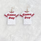 Game Day Shirt Dangle Earring