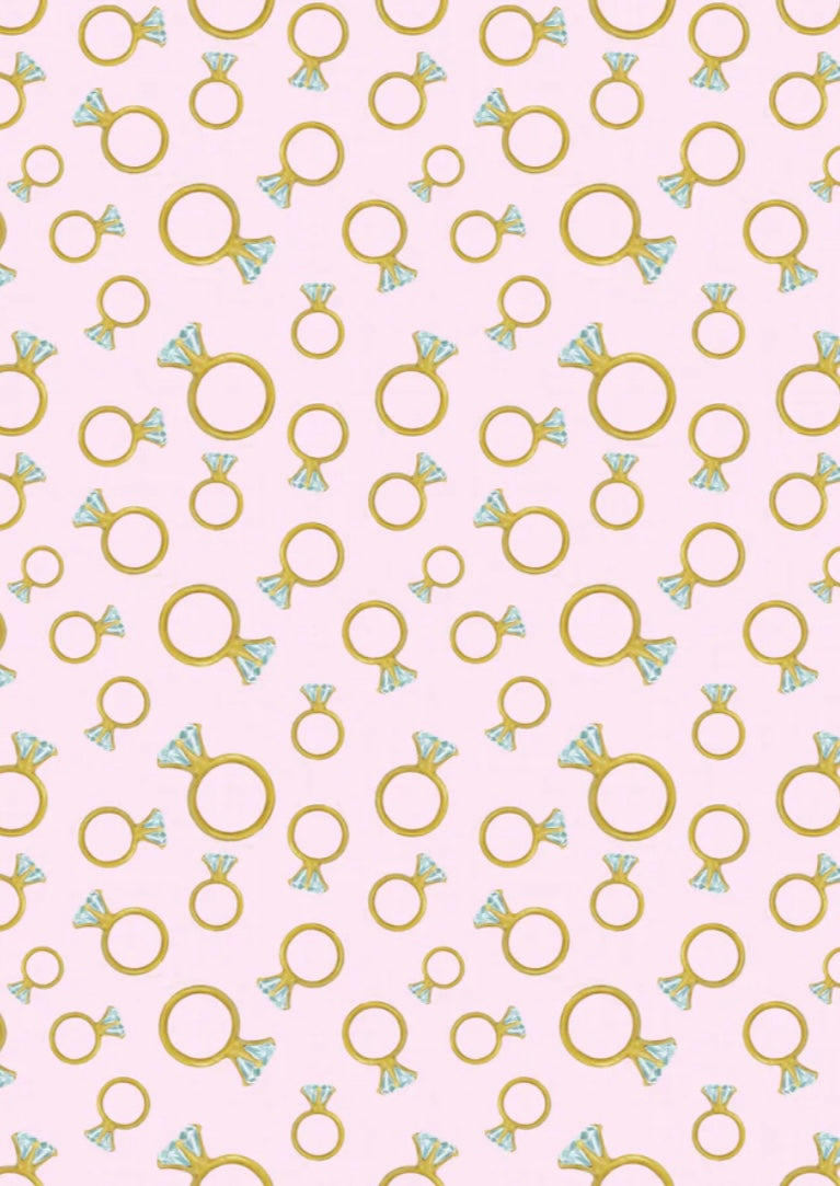 Beau Bottles Pink Engagement Ring- MINI La Marca Edition Champagne Bottle Wrap