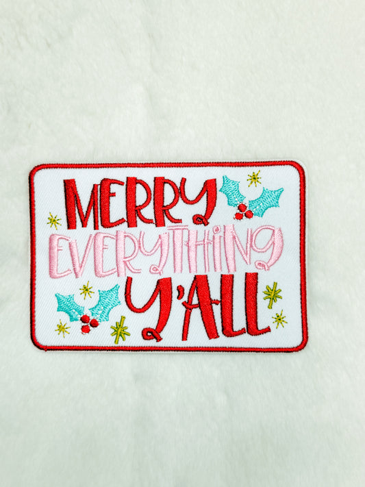 Patch- Merry Everything Y'all