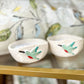 7oz White Hummingbird Pottery Candle-Lavish