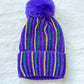 Mardi Gras Jewel Beanie- Purple