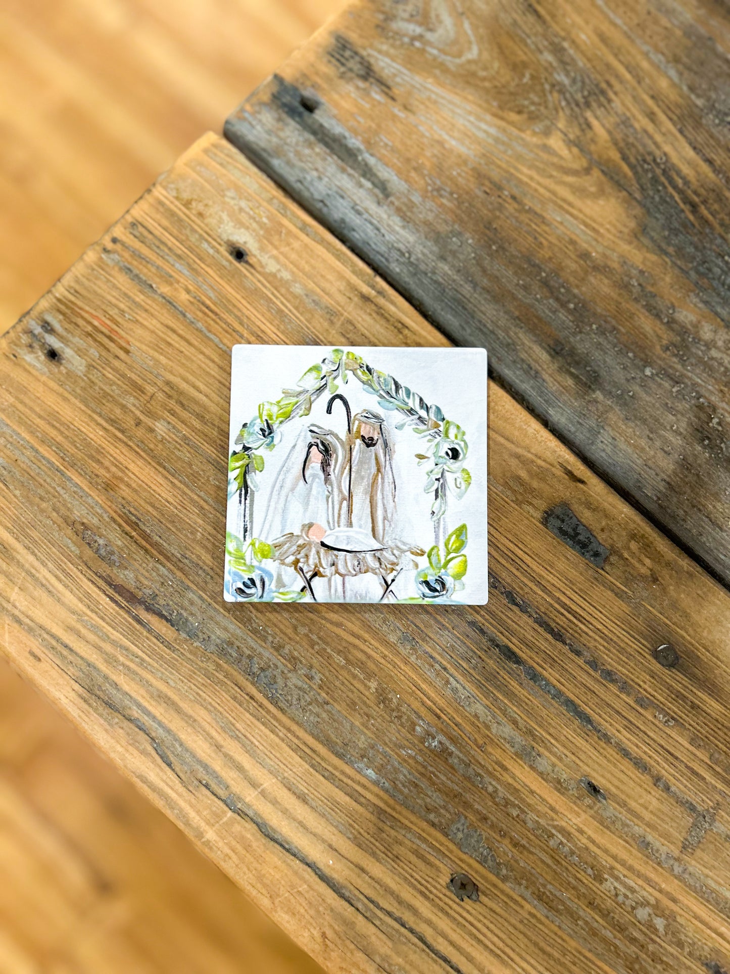 4x4 Family of Grace Joseph & Mary 01 Coaster