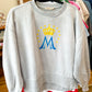 Sample- Light Grey Sweatshirt with Marian Symbol