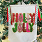 Holly Jolly Door Banner Red/Pink/Green