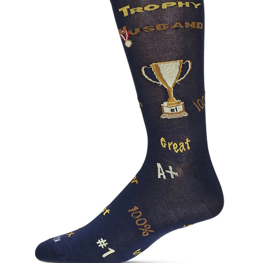 Men's Trophy Husband Crew Socks