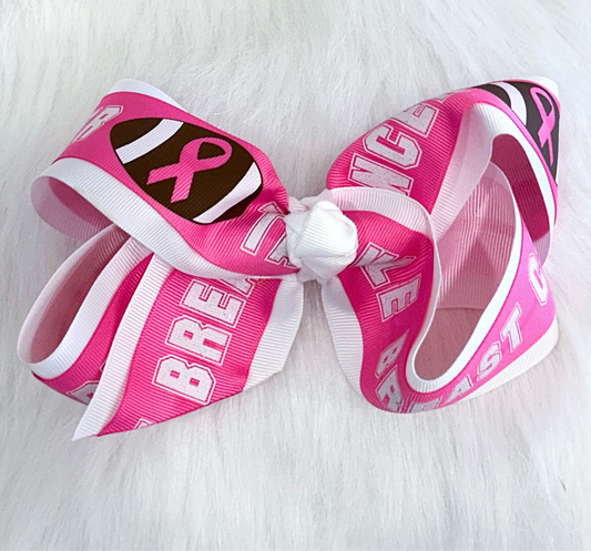 Tackle Breast Cancer Bow