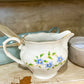 Janolina Blue Floral Vintage Creamer Pitcher