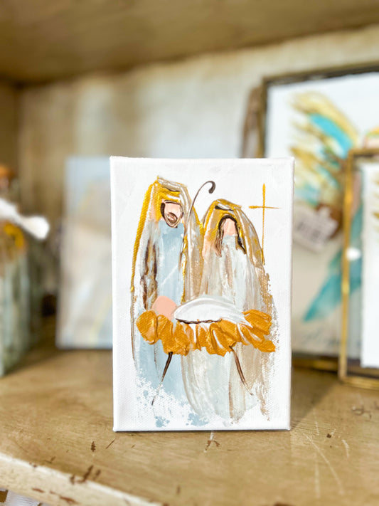Gospel News 4x6 Oh Holy Night Canvas Art