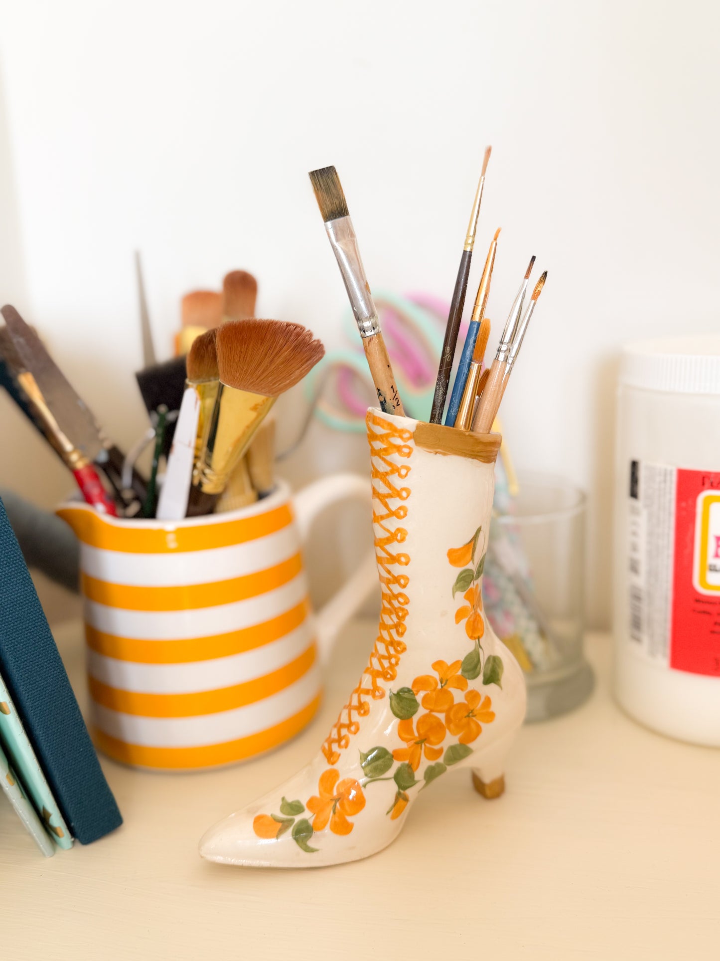 Sweet Tea & Sunshine Glass Collectable Boot
