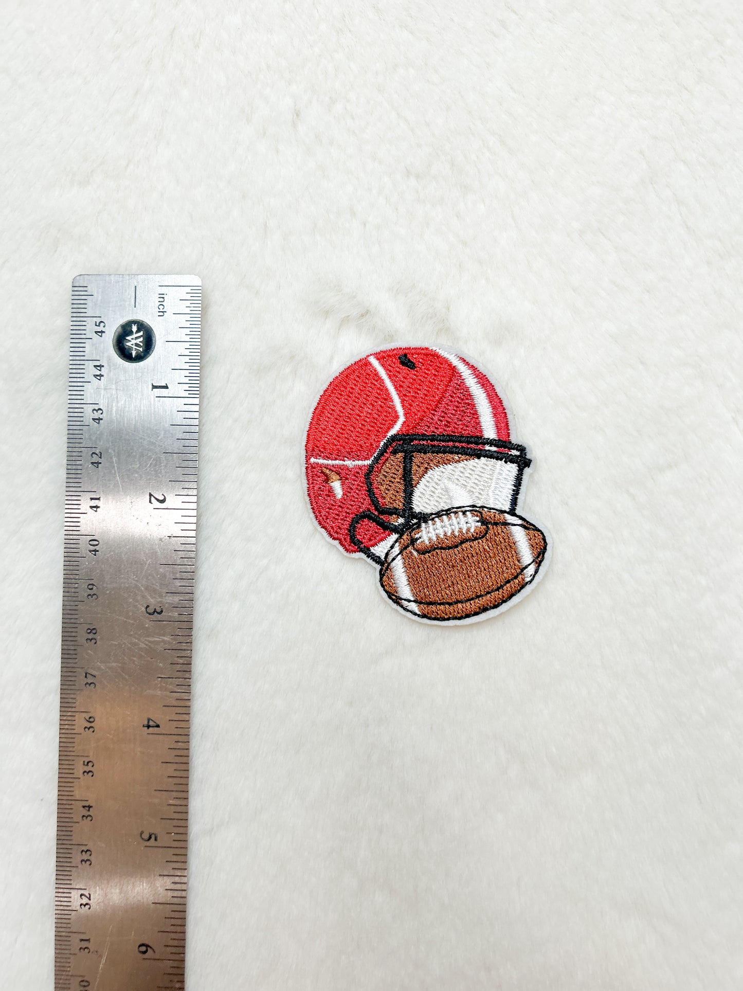 Patch- Red Football Helmet