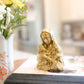 Mary Our Mother Holding Jesus Gold Statue