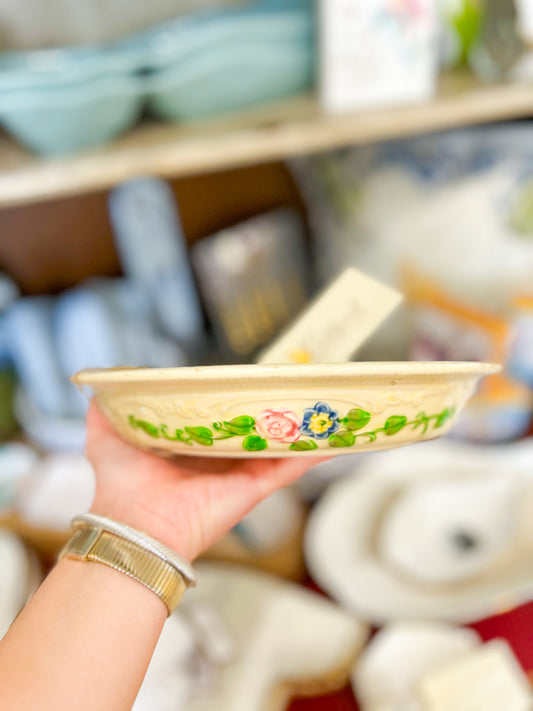 Timeless Bloom Pie Plate