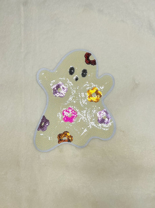 Patch- Large Sequin Ghost