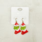 A Green Christmas Grinch Earrings